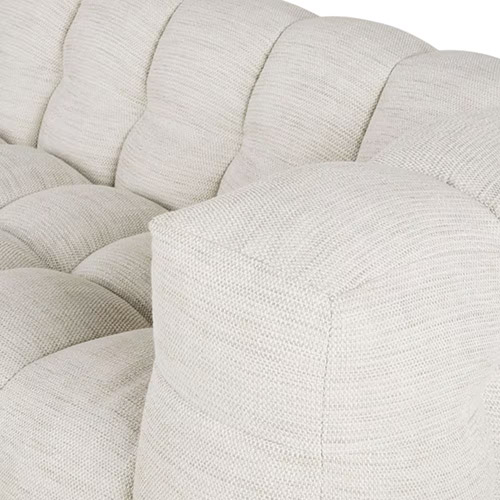 zoom sur le revêtement tissus du canapé lilo maisons du monde